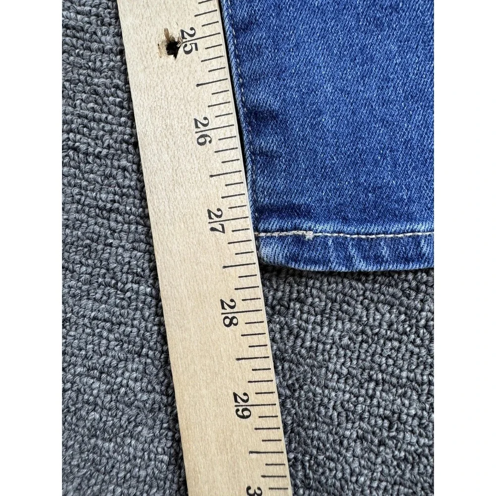 Veronica Beard Jeans Womens 30 Blue Ryleigh Slim Straight‎ High Rise Made USA - Picture 8 of 11